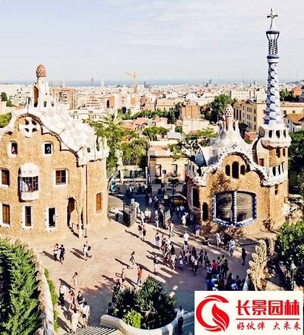 西班牙Güell公園景觀設計圖賞 西班牙Güell公園景觀設計圖賞